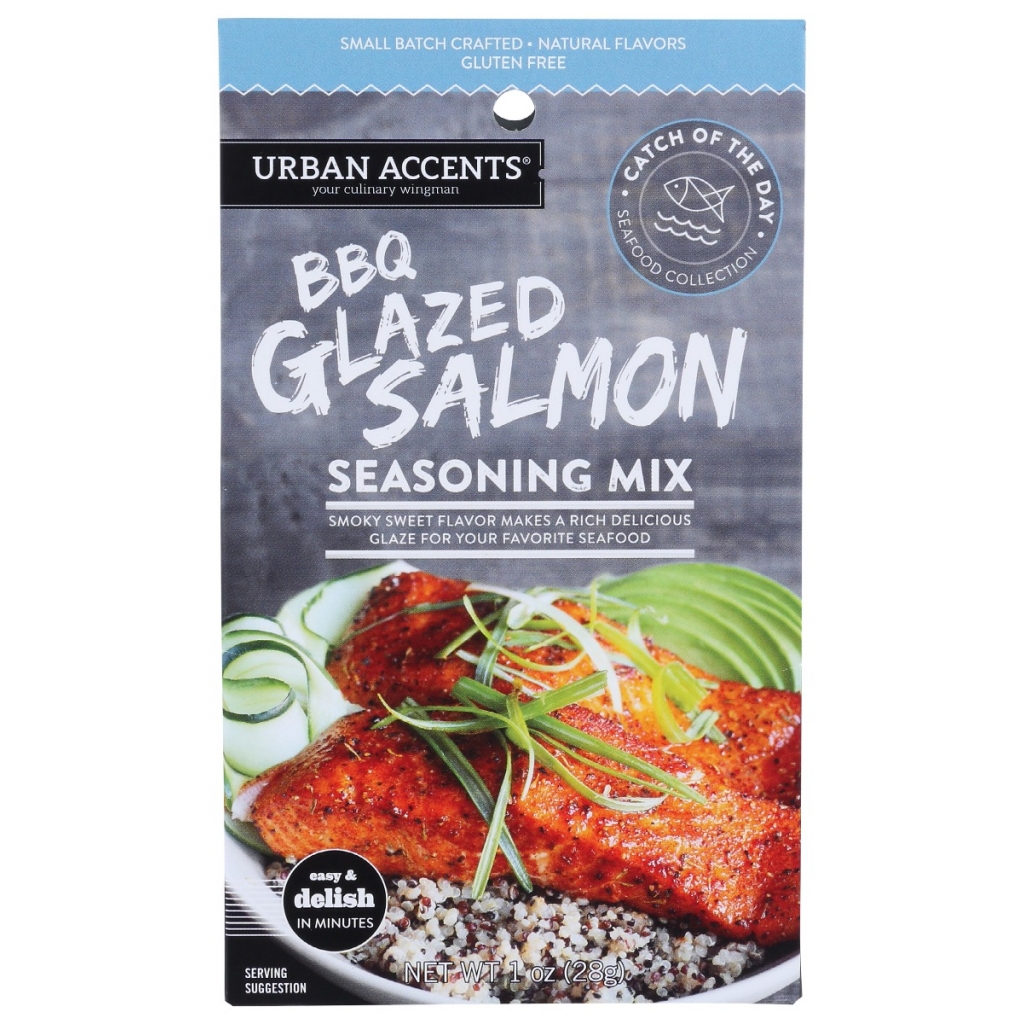 Sweet and Smoky BBQ Glazed Salmon Seasoning, 1 oz