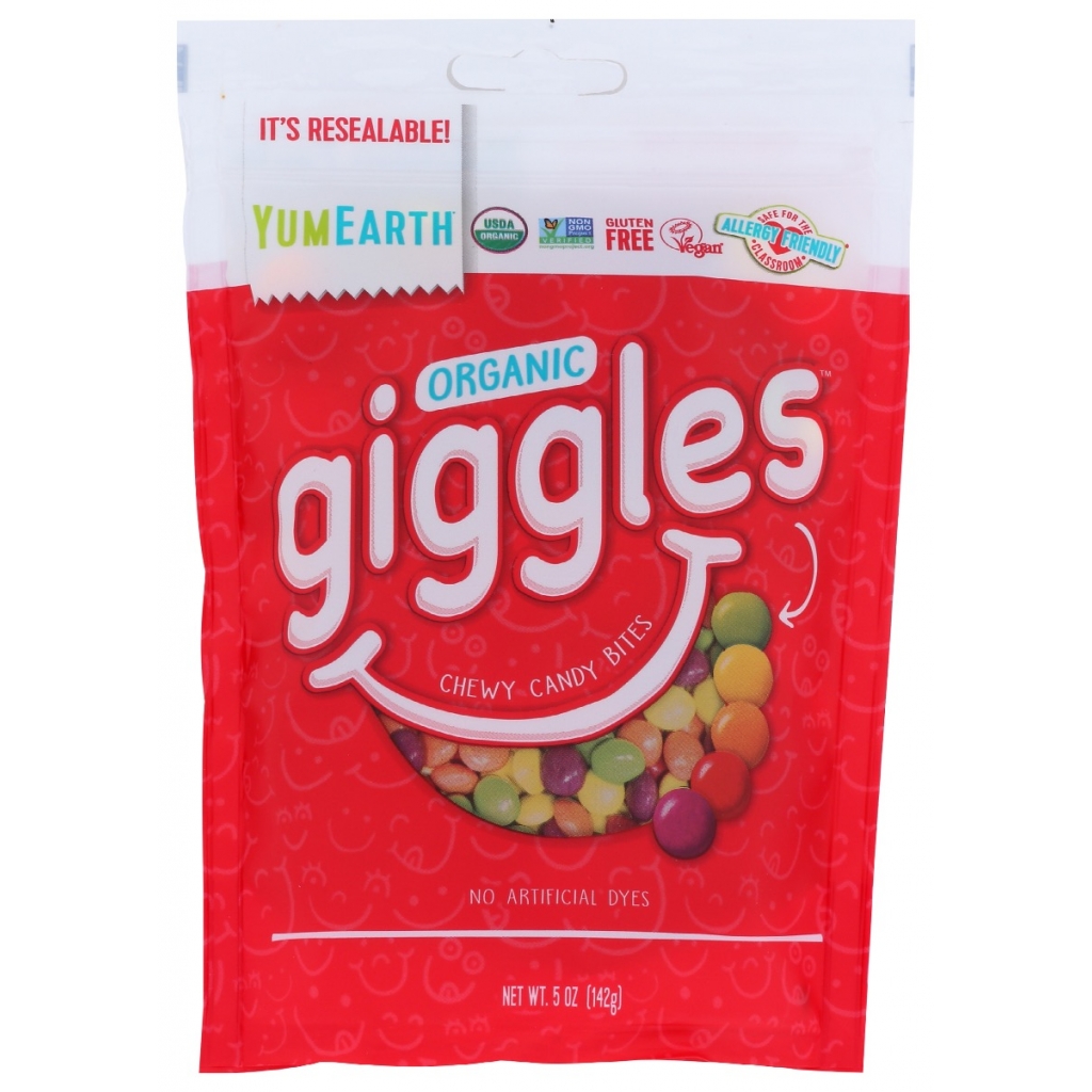 Organic Candy Giggles - Chewy Fruit Snack