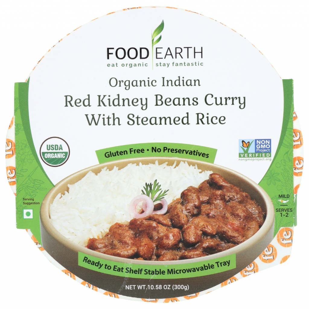 Entree Bean Curry with Rice, 10.58 oz