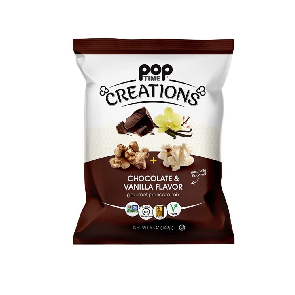 Chocolate & Vanilla Gourmet Popcorn Mix, 5 oz - Flavor Explosion