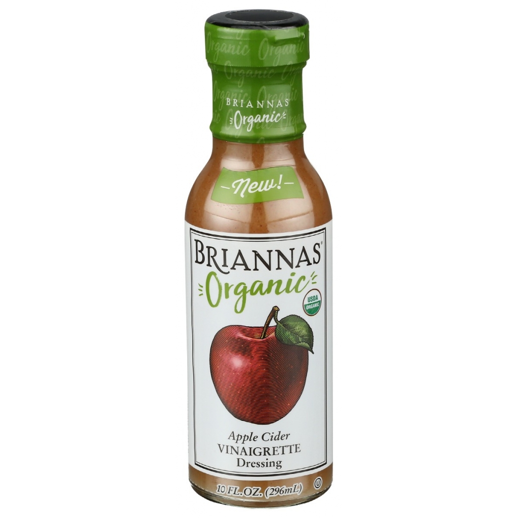 Organic Apple Cider Vinaigrette - Healthy Dressing, 10 oz