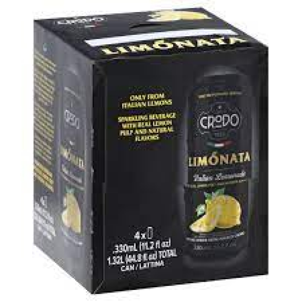 Crodo Italian Limonata - 4-Pack, 44.8 fl oz