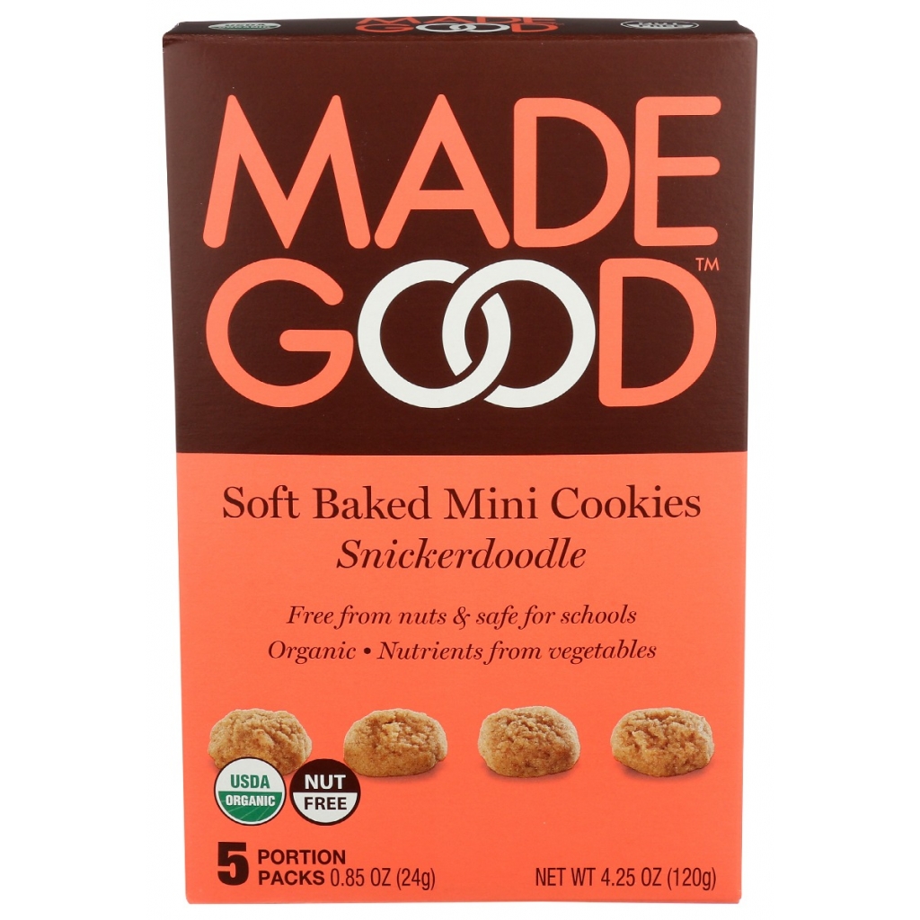 Soft Baked Snickerdoodle Mini Cookies - 4.25 oz - Delightful Treat