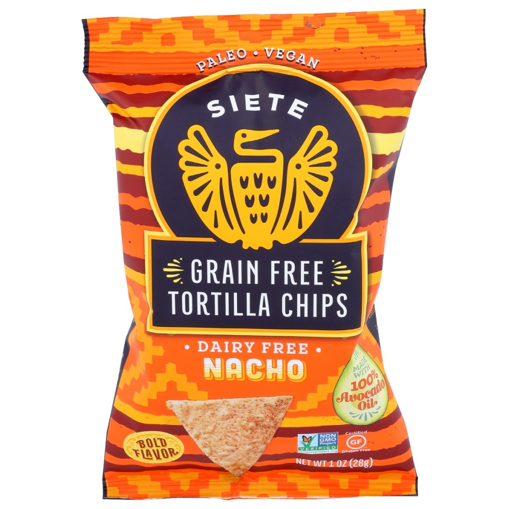 Nacho Grain Free Tortilla Chips - 1 oz