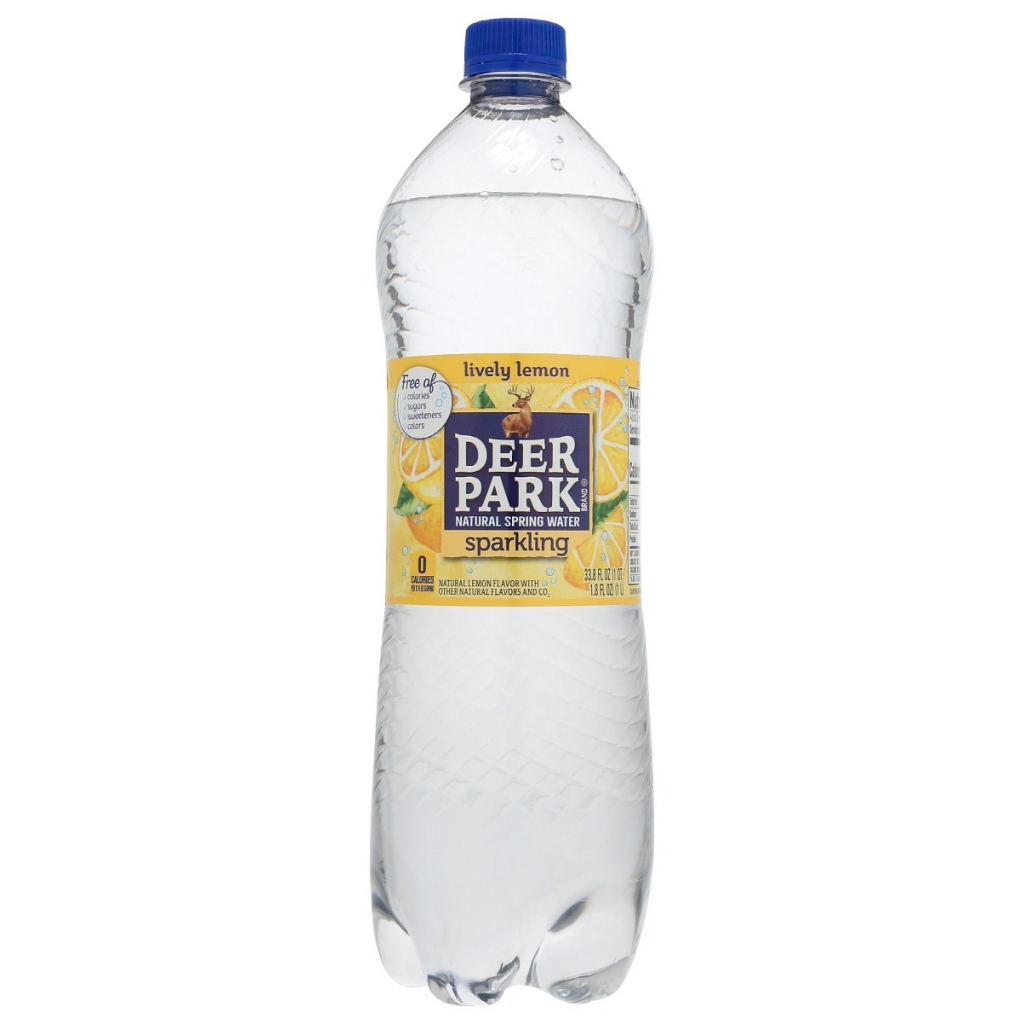 Lemon Flavored Sparkling Water, 33.8 fl oz