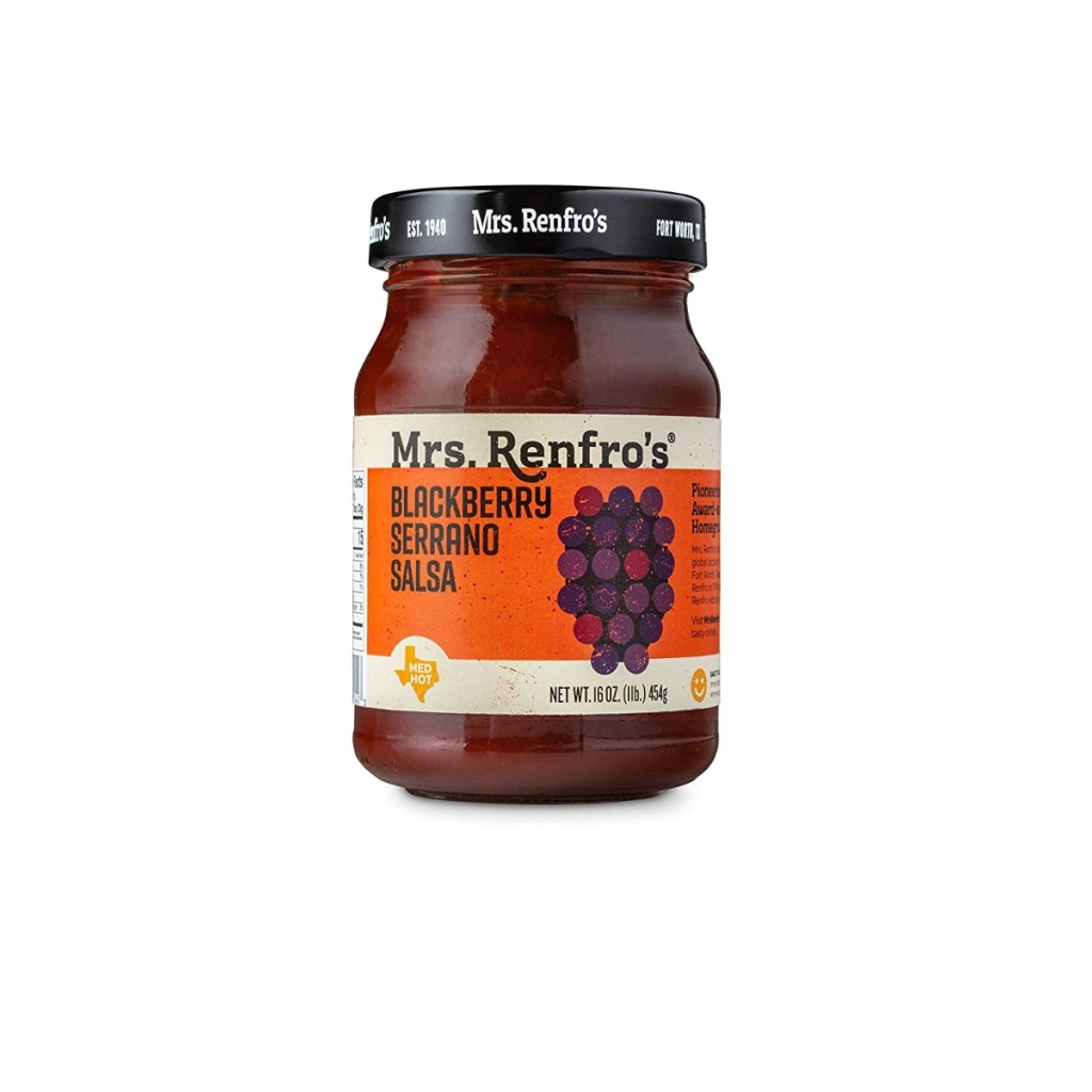 Blackberry Serrano Salsa - Medium-Hot Delight