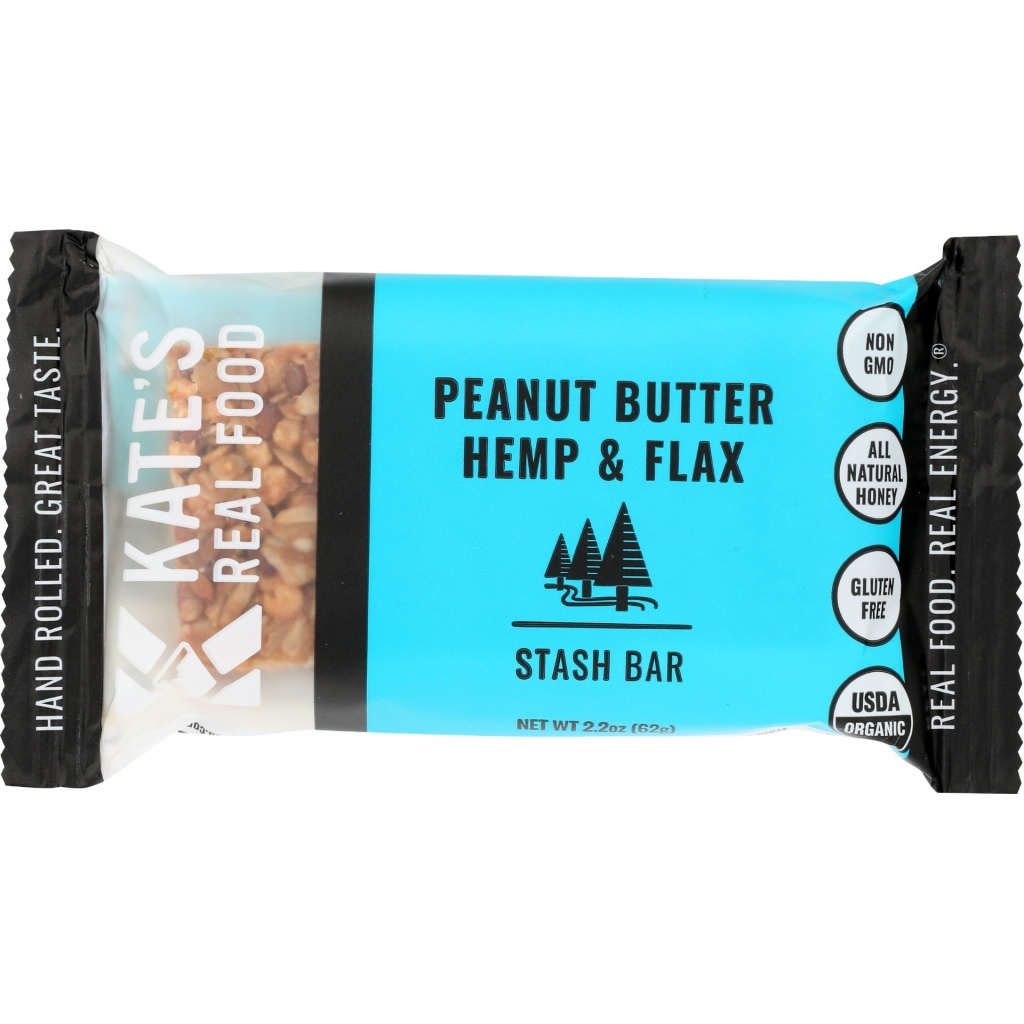 Peanut Butter Hemp & Flax Bar - Nutrient-Packed Snack