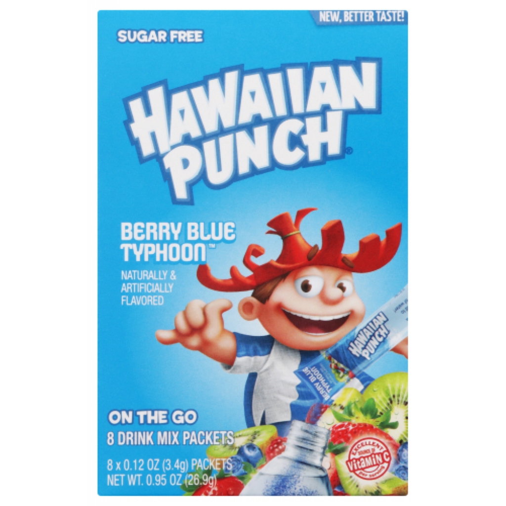 Hawaiian Punch Berry Blue Typhoon Drink Mix