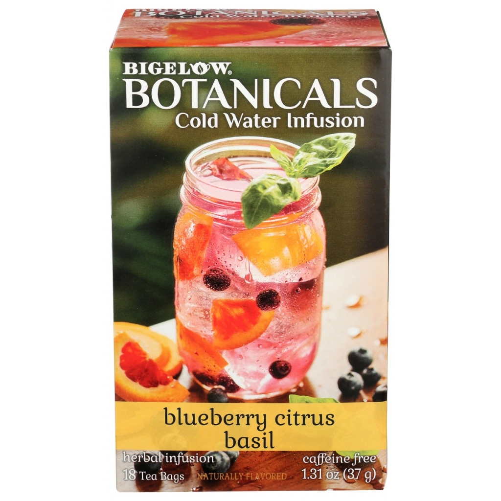 Blueberry Citrus Basil Herbal Tea