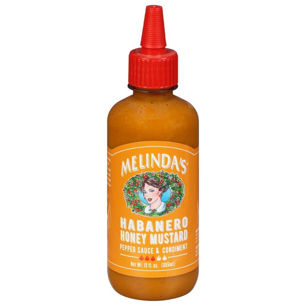 Melinda's Hot Habanero Honey Mustard Pepper Sauce - 12 oz