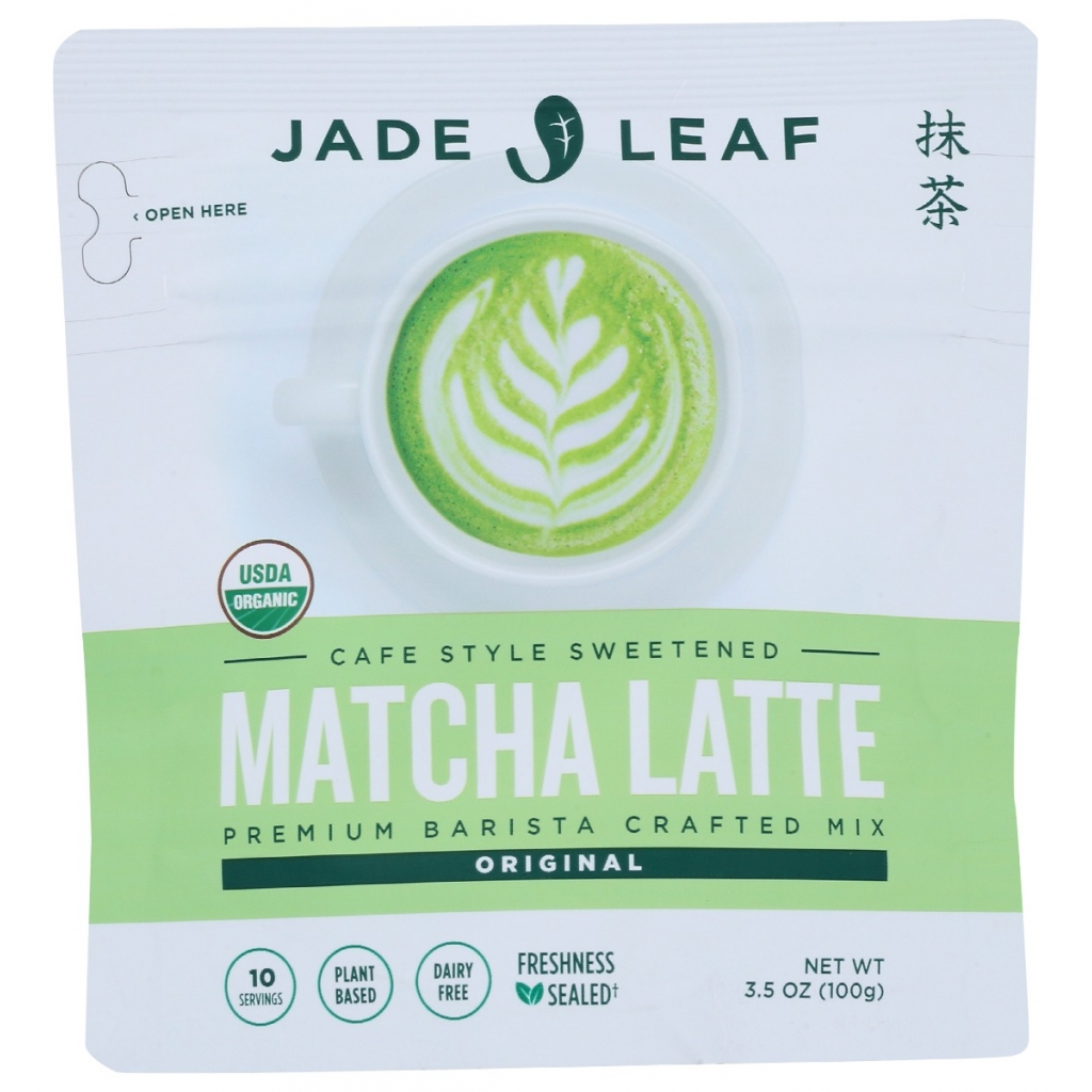 Organic Sweetened Matcha Latte Mix for Flavorful Beverages