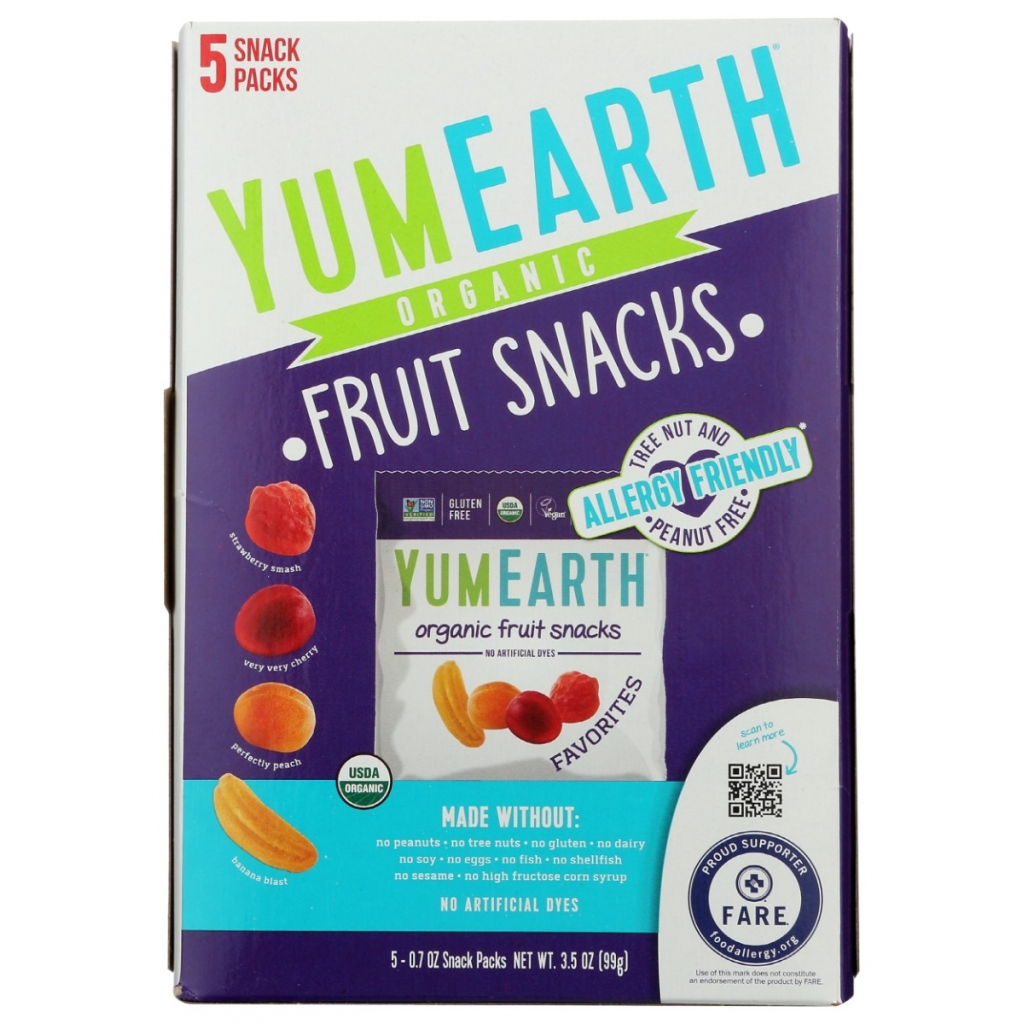 Organic Fruit Snacks - 3.5 oz