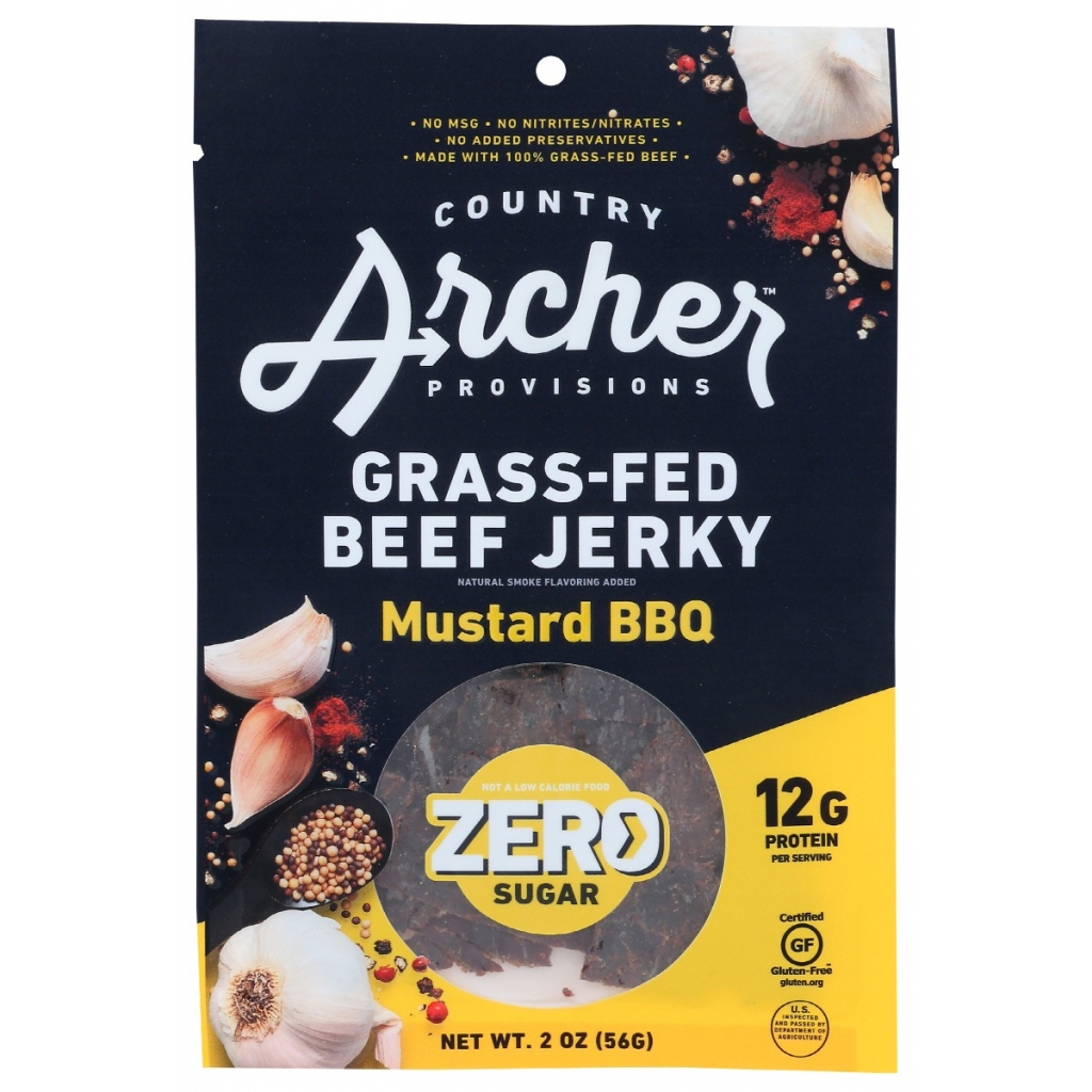 Mustard BBQ Beef Jerky - 2 oz