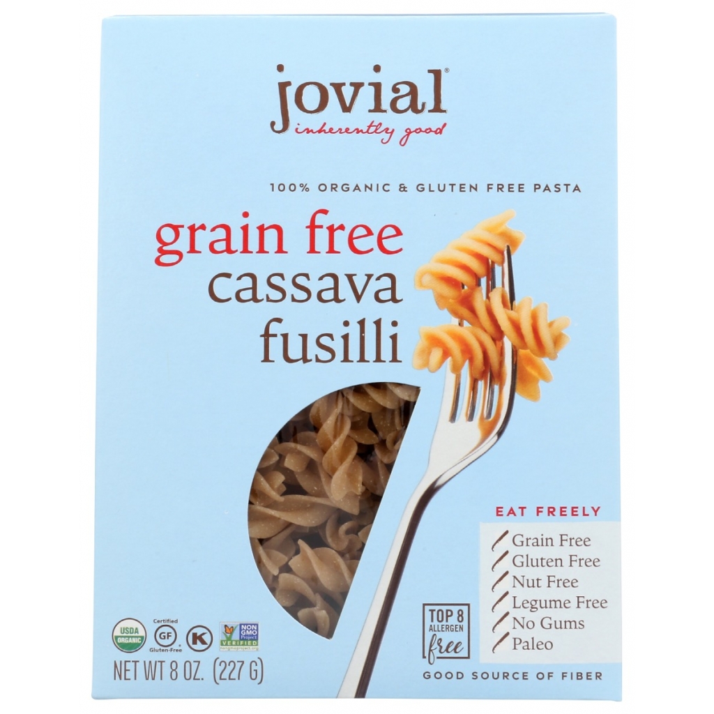 Organic Gluten-Free Cassava Fusilli Pasta - 8 oz