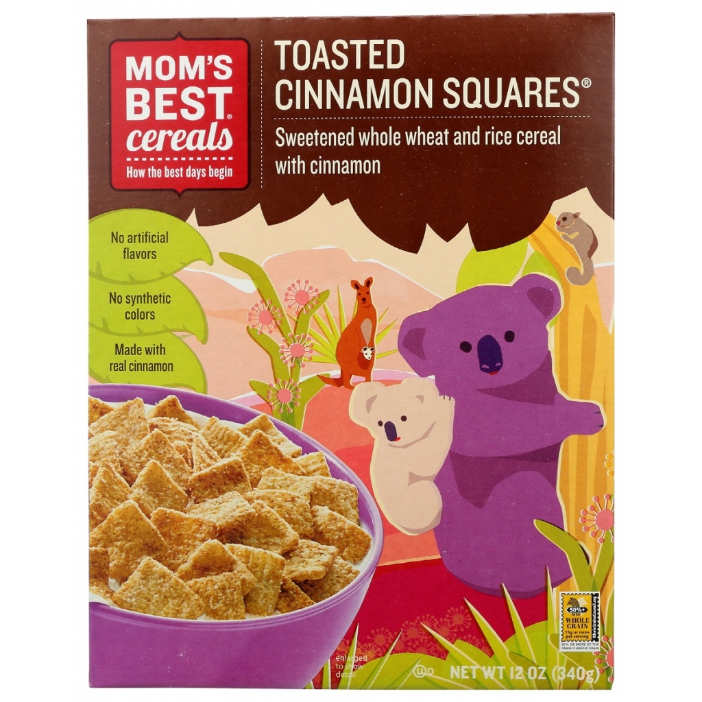 Toasted Cinnamon Squares Cereal - Whole Grain Delight