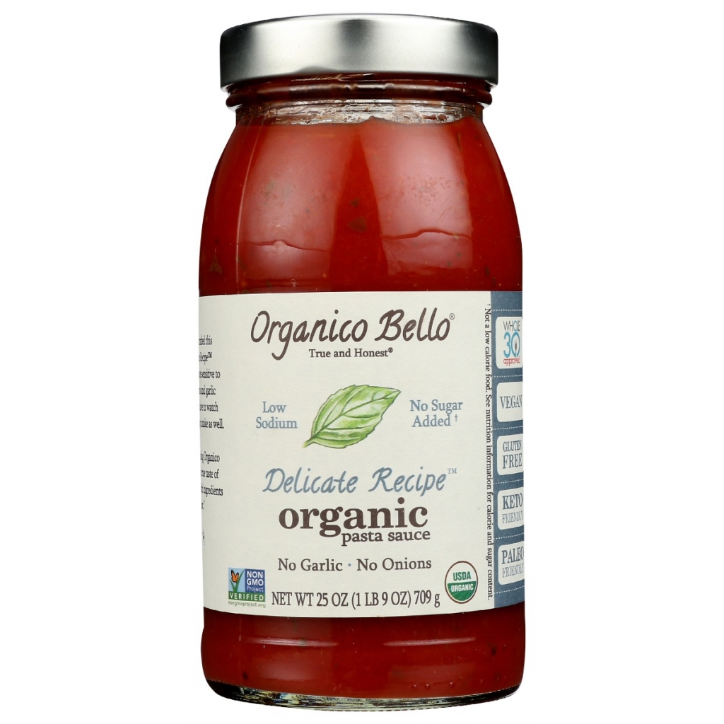 Organic Delicate Pasta Sauce - Low Sodium