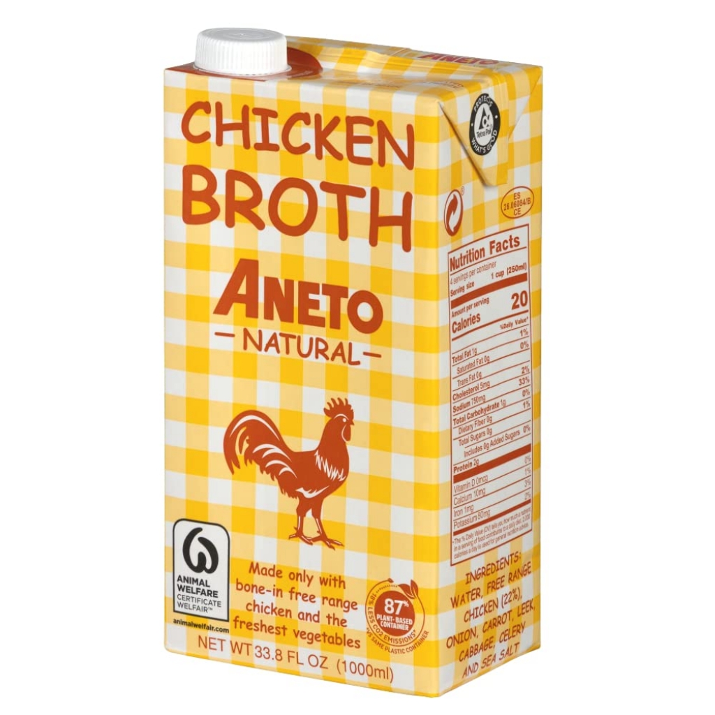 Natural Chicken Broth, 1 lt