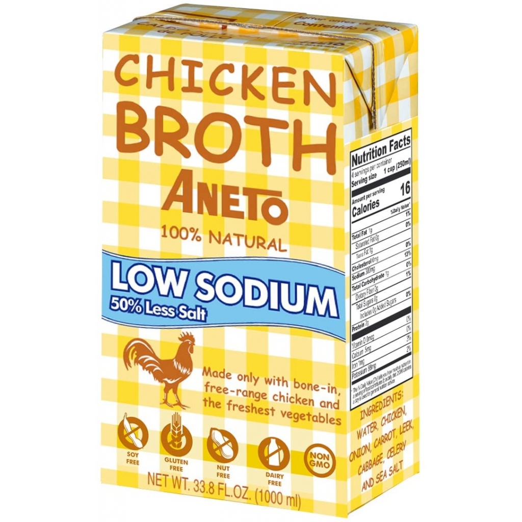 Authentic Chicken Broth - 1 lt - Rich Flavor Base