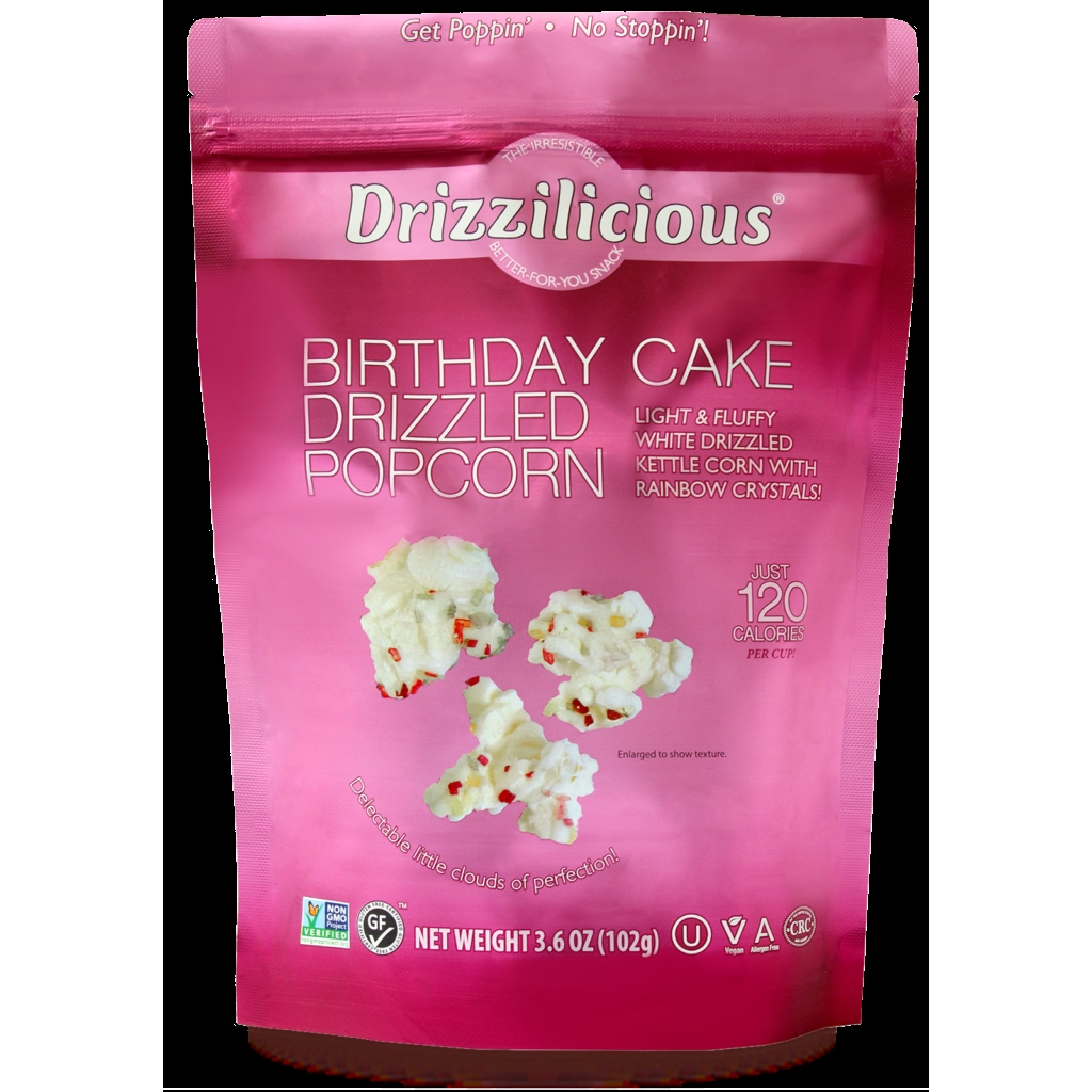 Birthday Cake Drizzled Popcorn, 3.6 oz