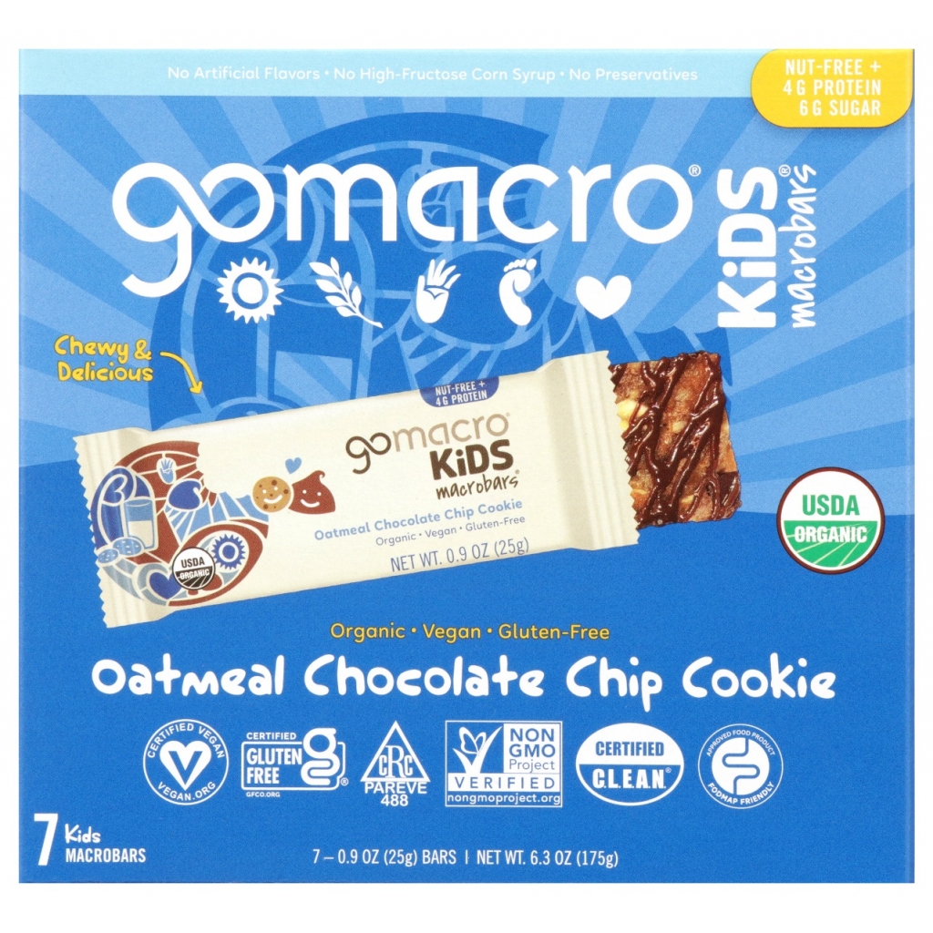 Oatmeal Chocolate Chip Kids Snack Bar 7Pk - 6.3 OZ