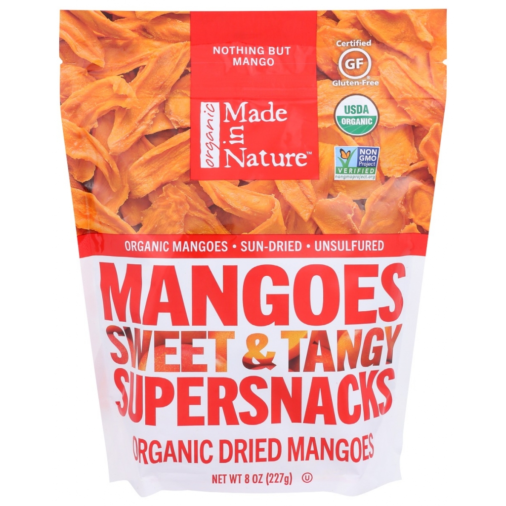 Organic Dried Mangoes - 8 oz