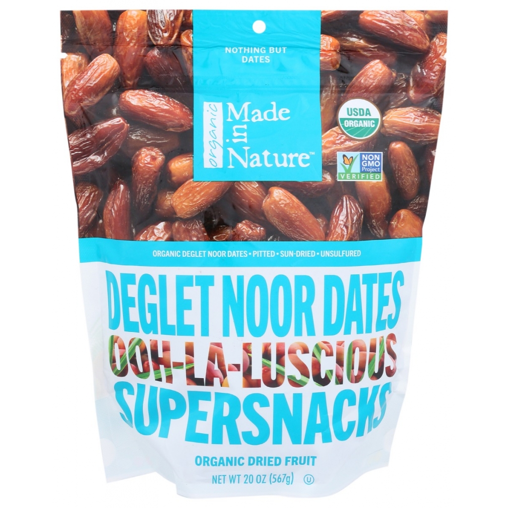 Organic Dried Deglet Noor Dates - 20 oz