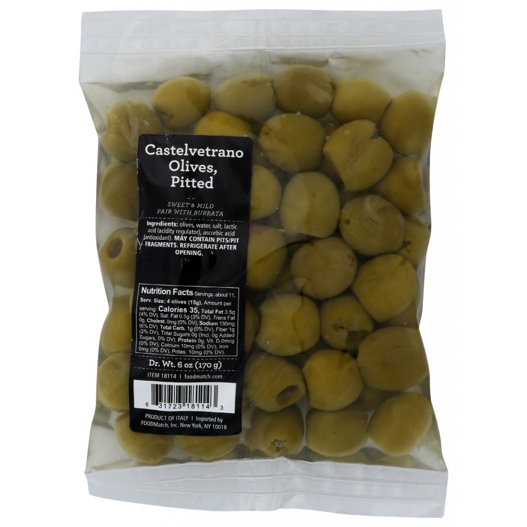 Sweet Sicilian Pitted Castelvetrano Olives – A Gourmet Snack