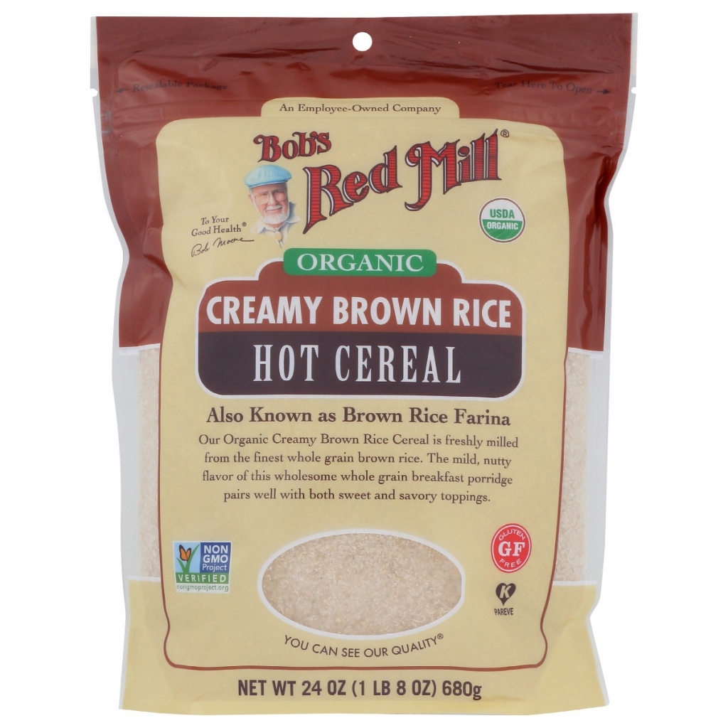 Brown Rice Hot Cereal, Organic, 24 oz