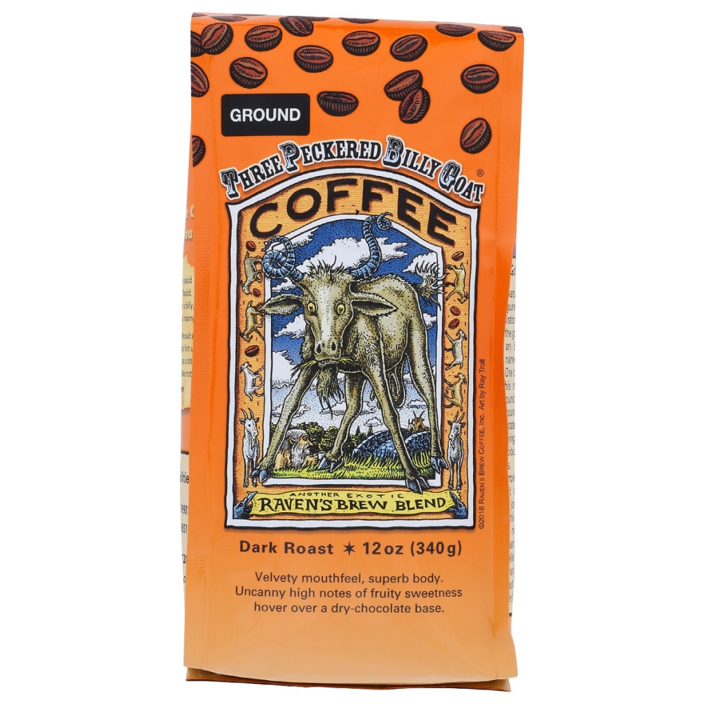 Billy Goat Ground Coffee, 12 oz