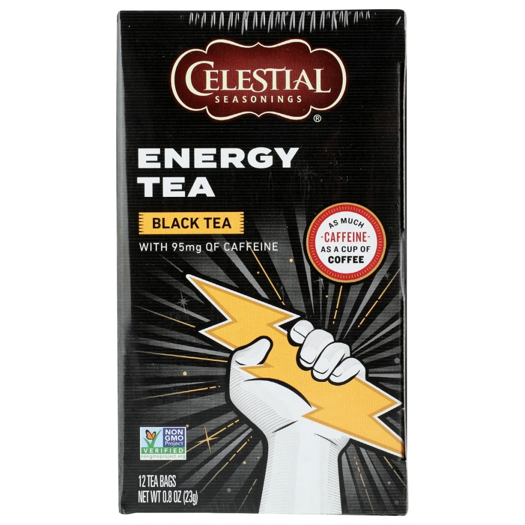 Energizing Black Tea with Caffeine and Vanilla Flavor