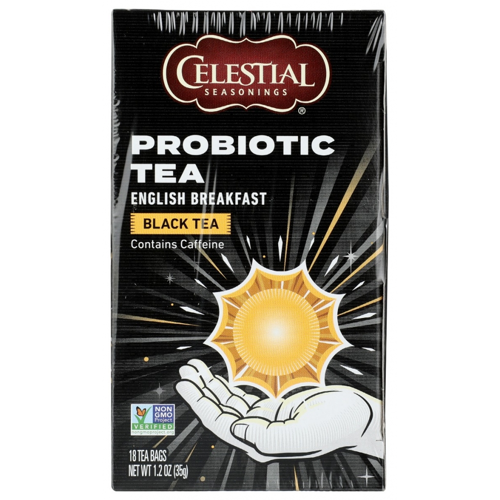 Probiotic English Breakfast Black Tea with Caffeine