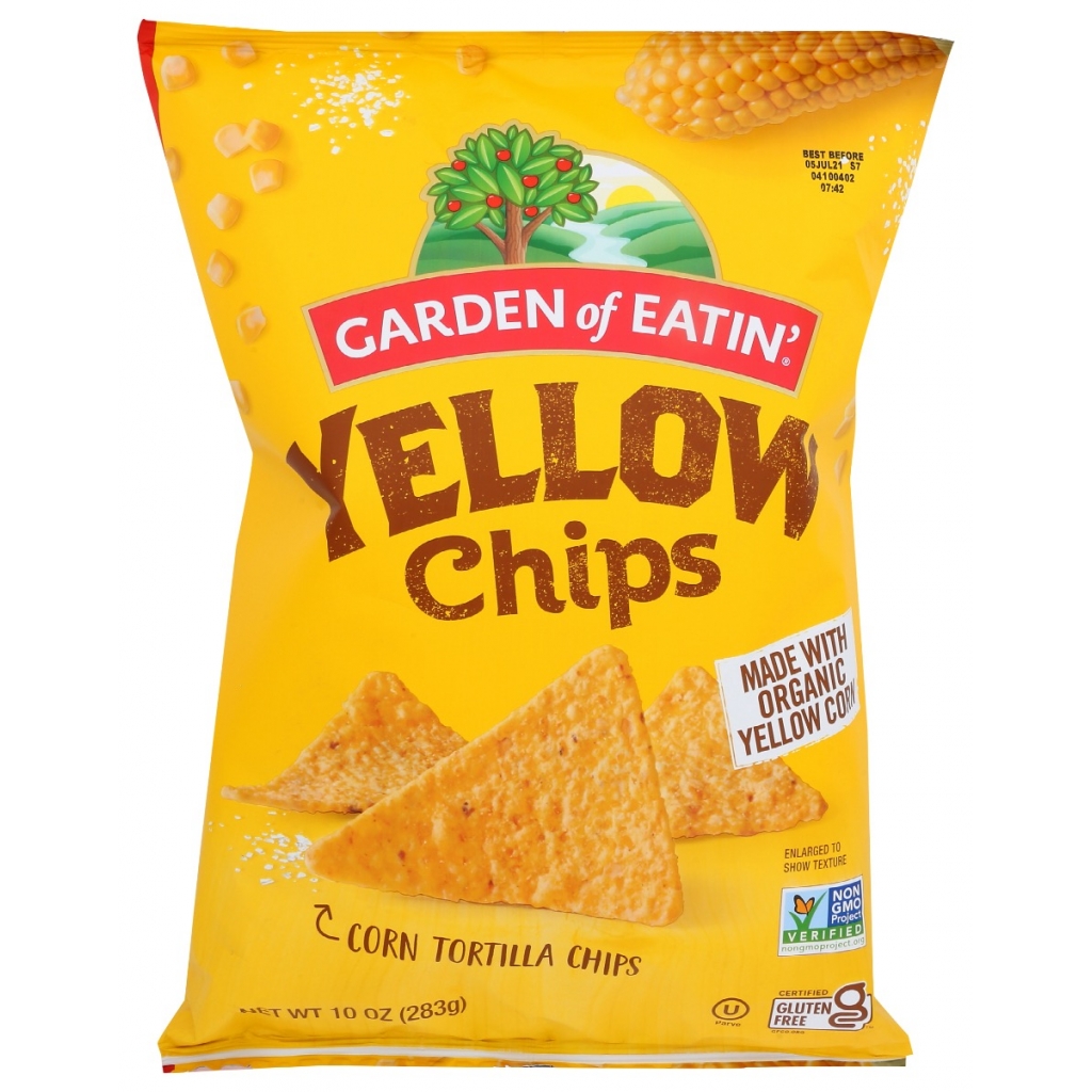 Organic Yellow Corn Tortilla Chips - 10 oz