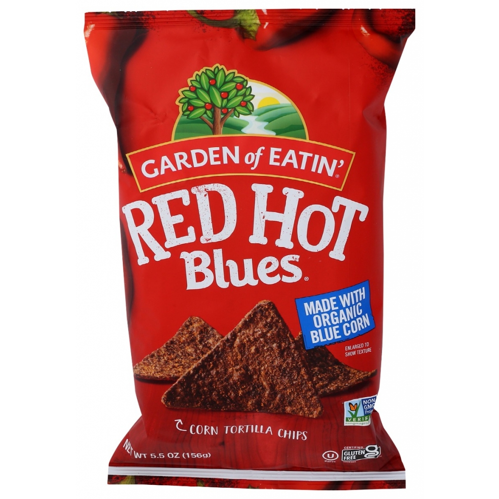 Red Hot Blues Organic Tortilla Chips - 5.5 oz