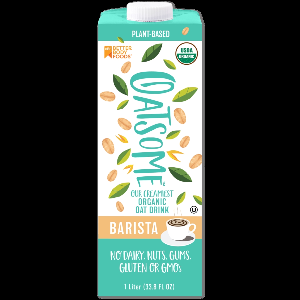 Oatsome Organic Barista Milk - Light and Creamy, 1 Liter