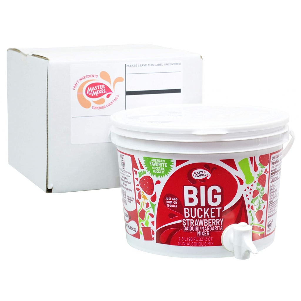 Big Bucket Strawberry Daiquiri Margarita Mixer - 96 oz