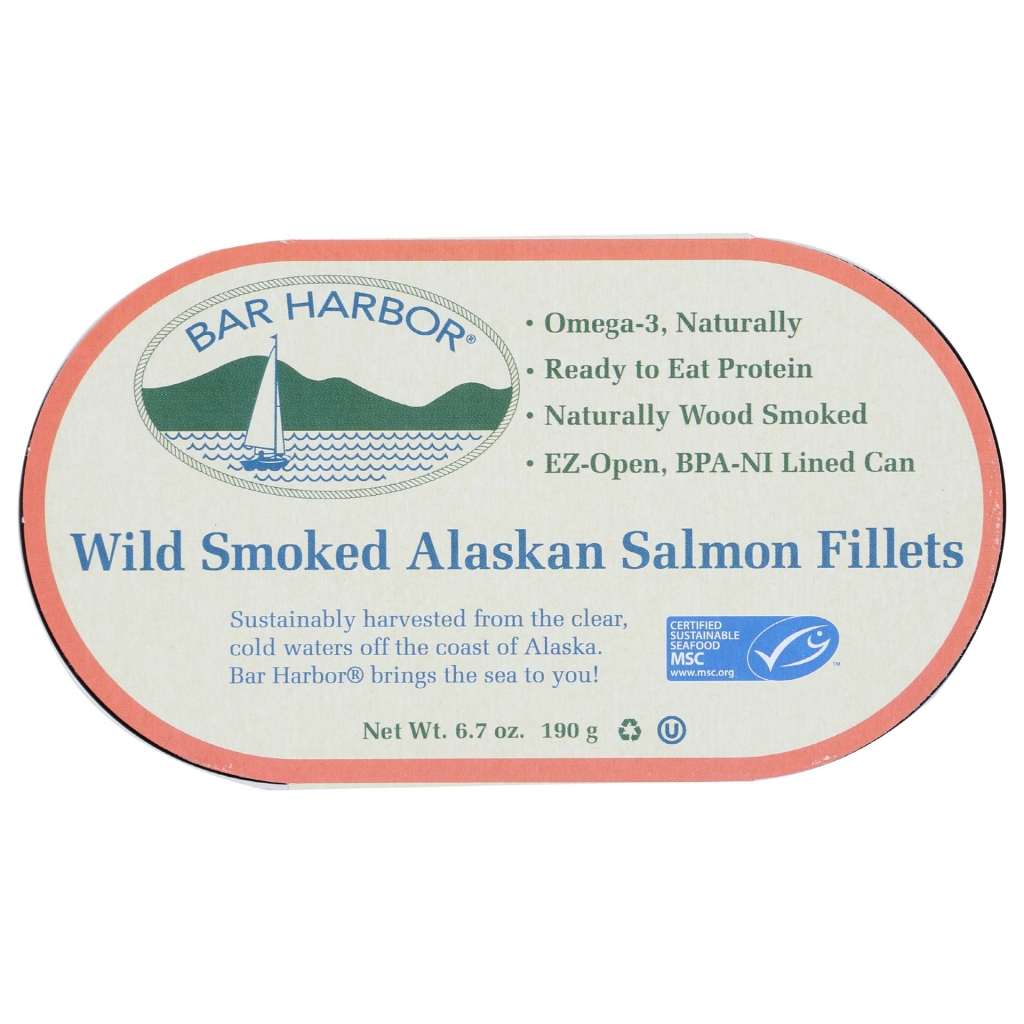 Wild Smoked Alaskan Salmon Fillets - Premium Seafood