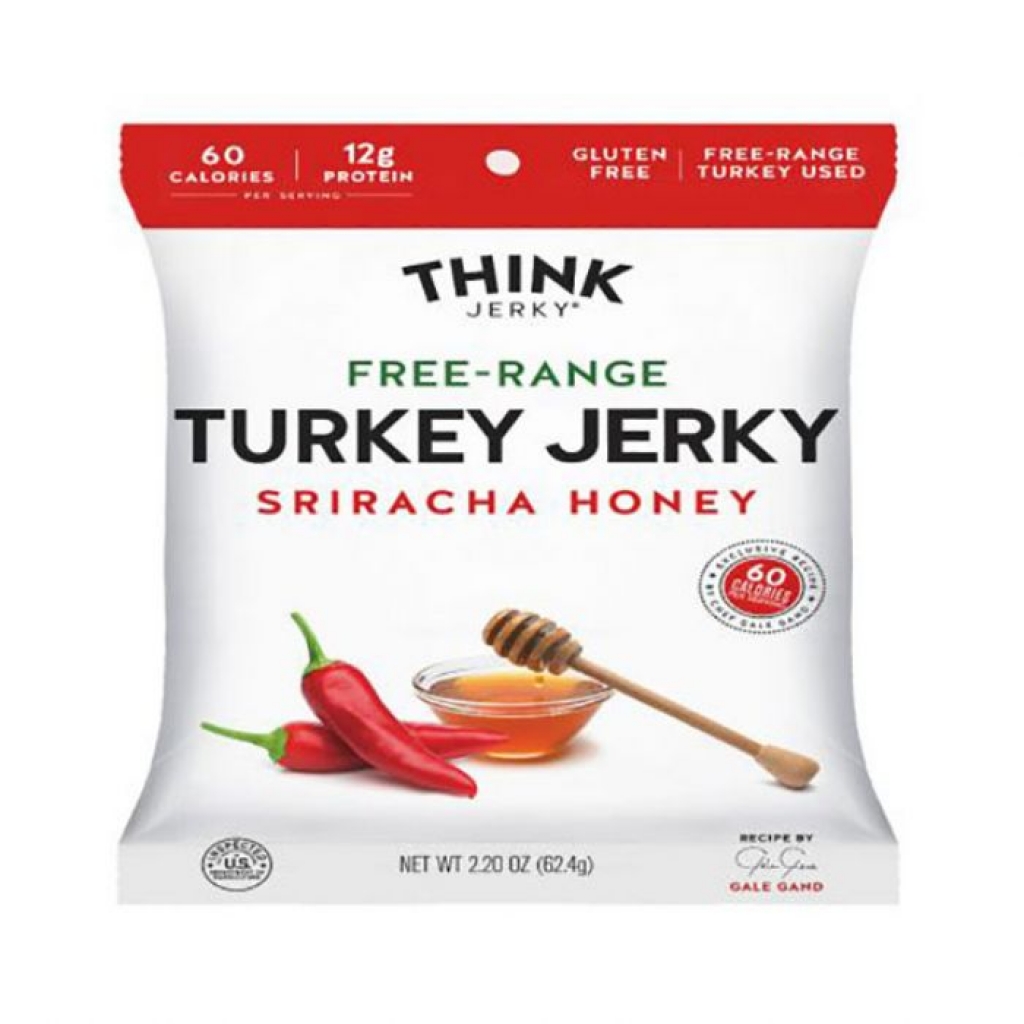 Free Range Sriracha Honey Turkey Jerky - Balanced Flavor