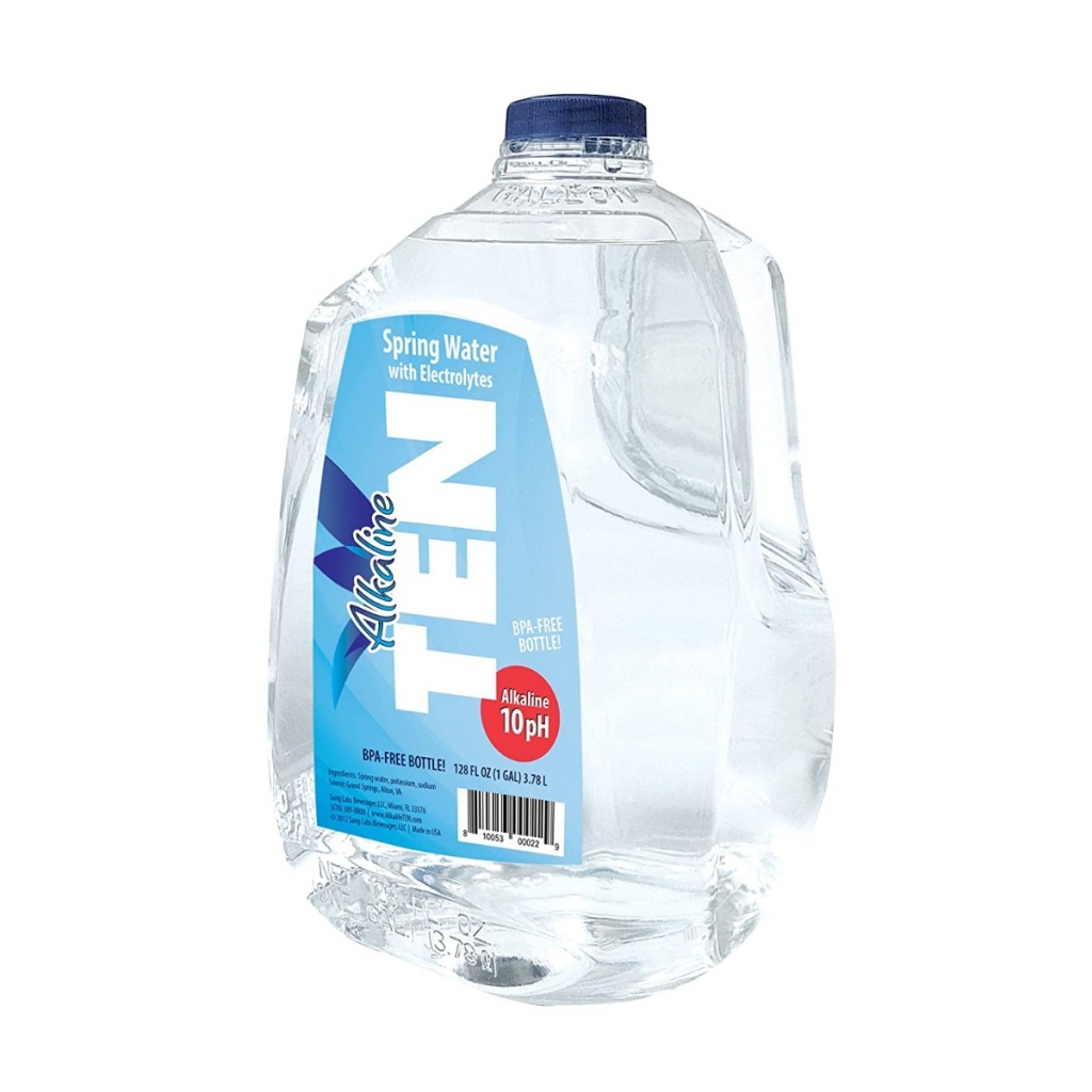 TEN Organic Alkaline Spring Water, 128 fl oz