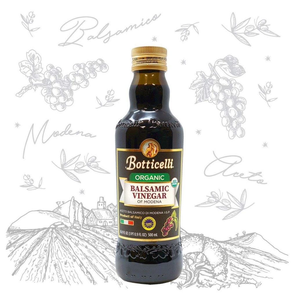 Authentic Organic Balsamic Vinegar of Modena, 16.9 oz