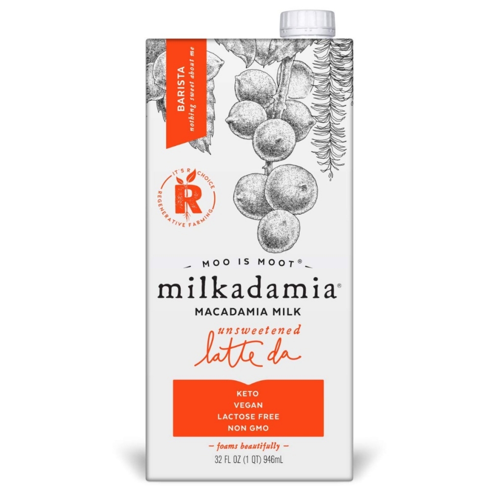 Unsweetened Macadamia Milk Latte - 32 fl oz