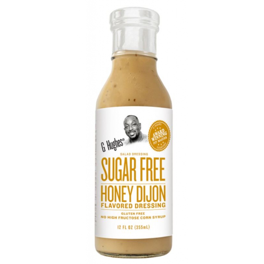 G Hughes Honey Dijon Flavored Dressing, Sugar-Free, 12 fl oz