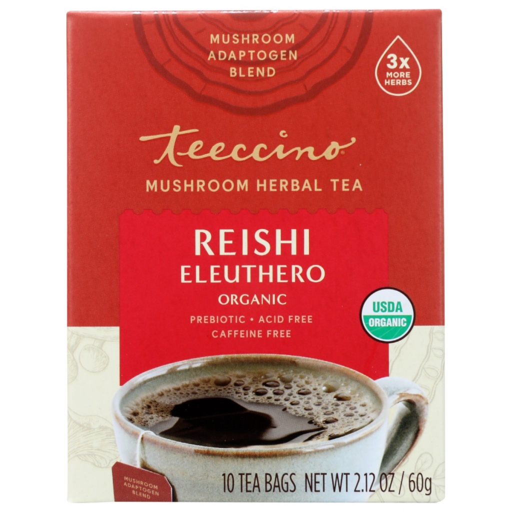 Reishi Eleuthero Mushroom Tea - 10 Count