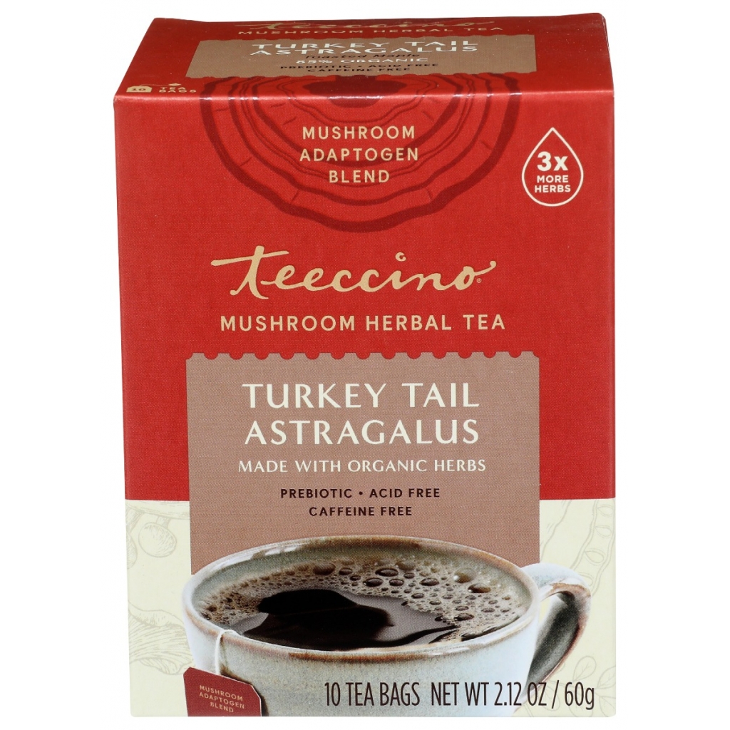 Tea Turkey Tail Astragalus Mushroom - Health Fusion Blend