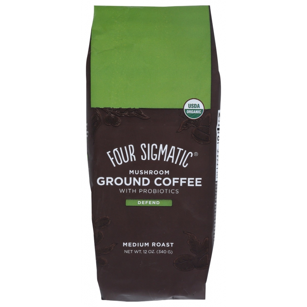 Organic Mushroom Coffee with Probiotics, 12 oz