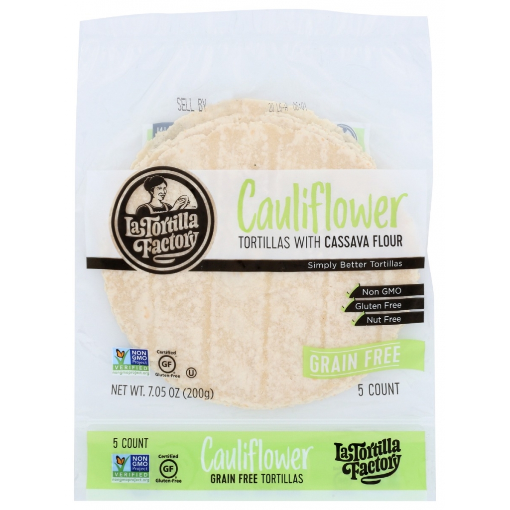 Cauliflower Grain-Free Tortillas