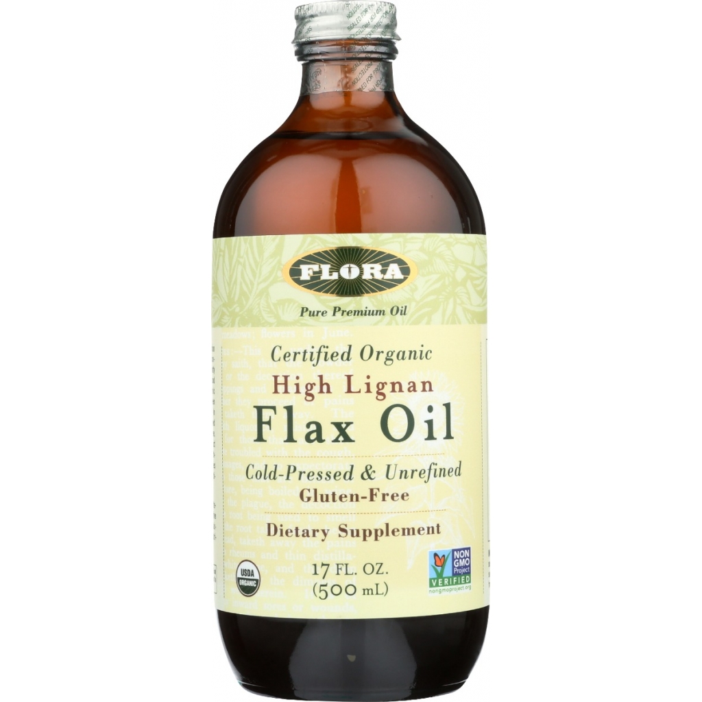 Organic High Lignan Flax Oil - Nutrient-Rich Goodness