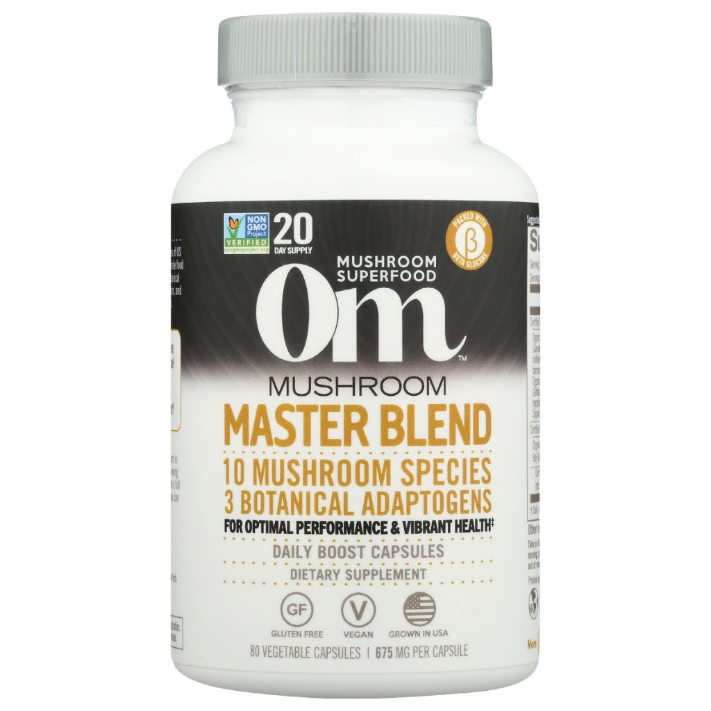 Om's Mushroom Master Blend, 80 Capsules