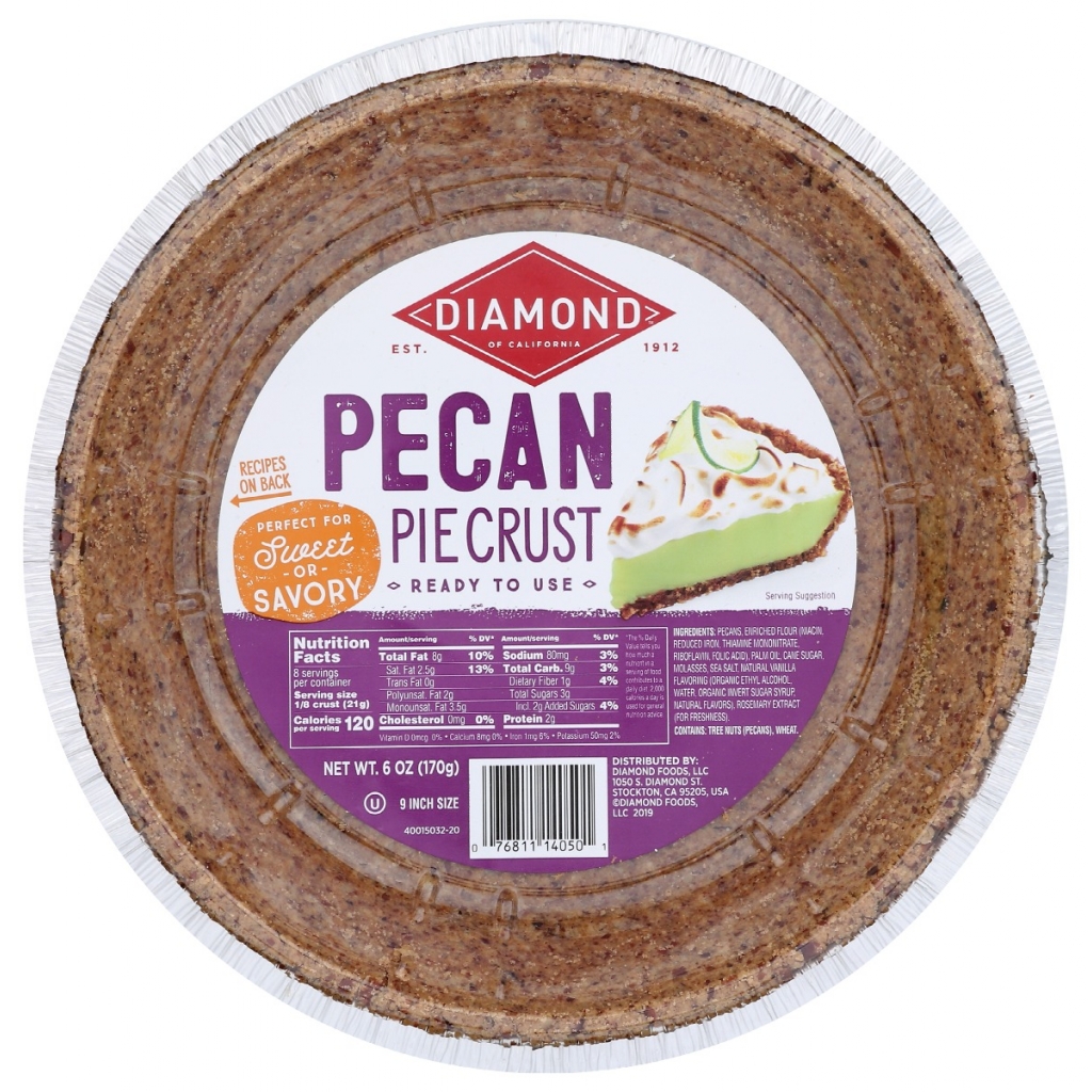 Nutty Shell Pie Crust - Pecan Flavor, 6 oz