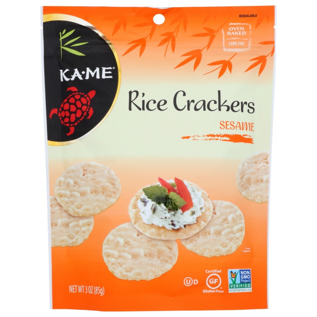 Sesame Rice Cracker Snack - 3 OZ