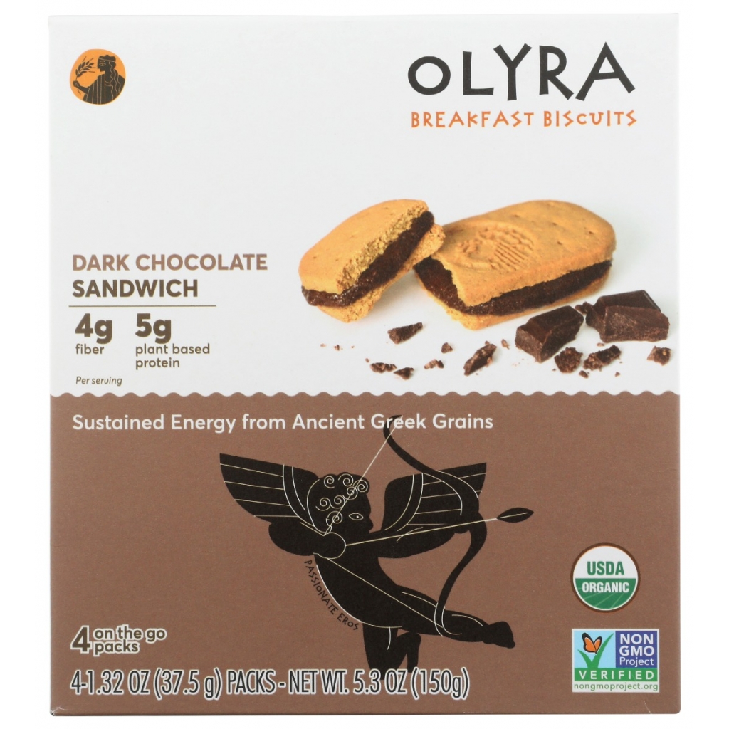 Breakfast Biscuits Dark Chocolate Sandwich - 5.3 oz